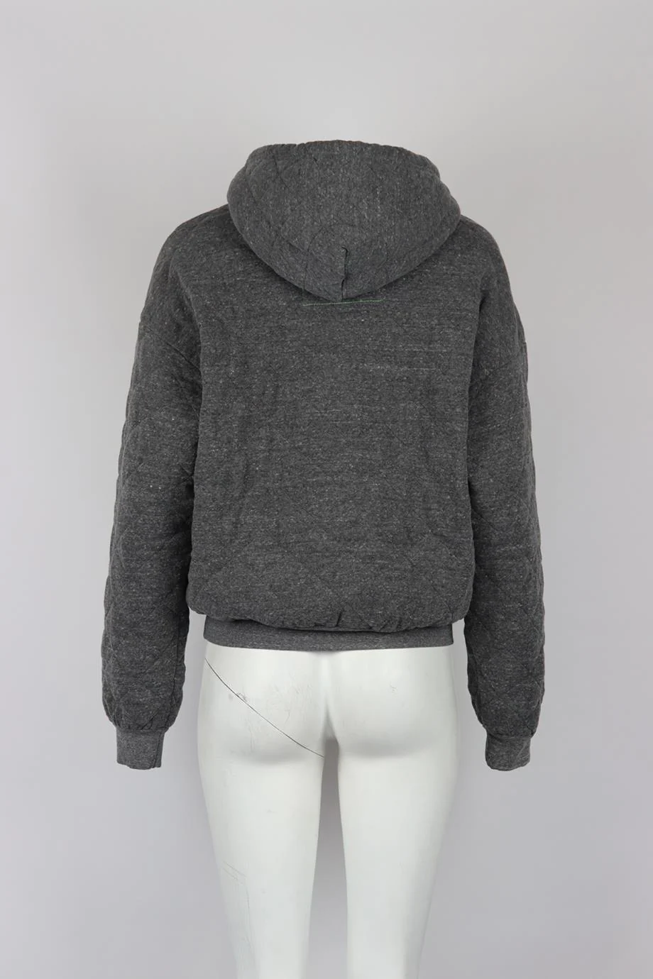 AVIATOR NATION QUILTED COTTON JERSEY HOODIE SMALL - Image 4