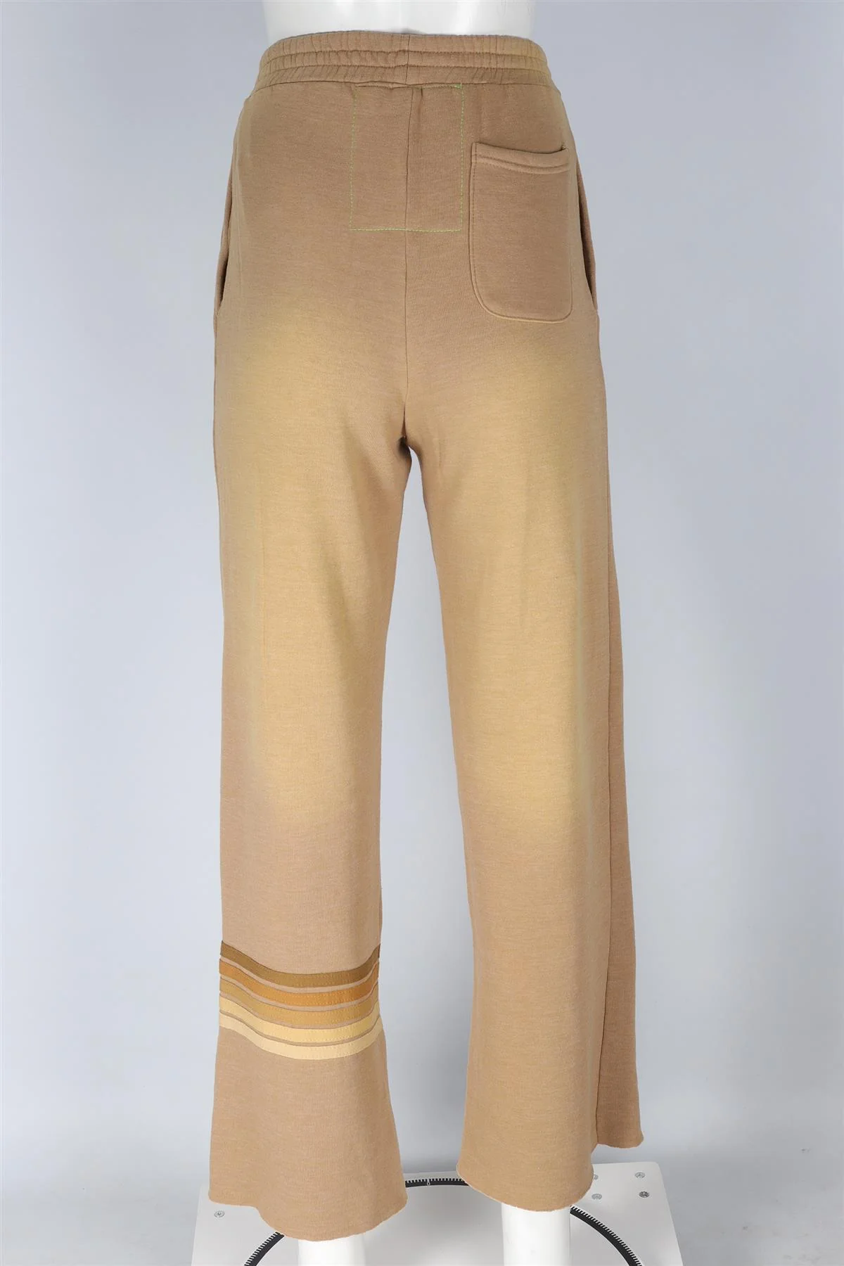 AVIATOR NATION TAN COTTON TRACK PANTS XSMALL - Image 4