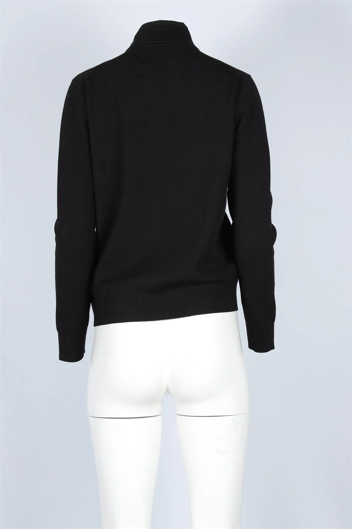 AZTECH MOUNTAIN BLACK WOOL SWEATER MEDIUM - Image 4