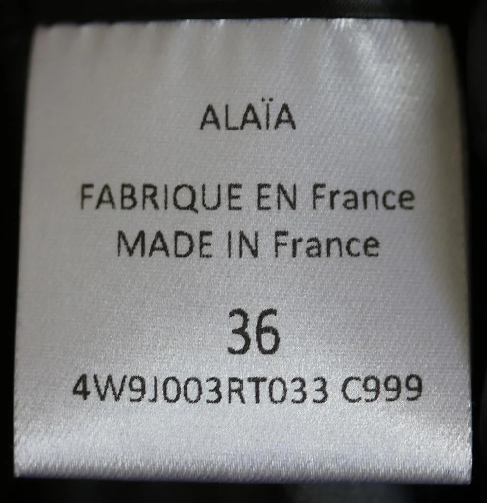 AZZEDINE ALAÏA FLUTED WOOL MINI SKIRT FR 36 UK 8 - Image 6