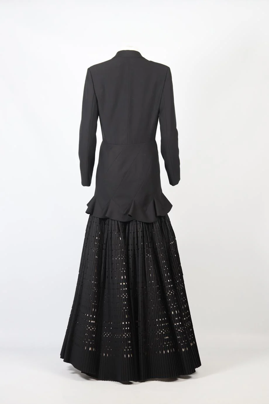 AZZEDINE ALAÏA HAUTE COUTURE WOOL BLEND GOWN LARGE - Image 4