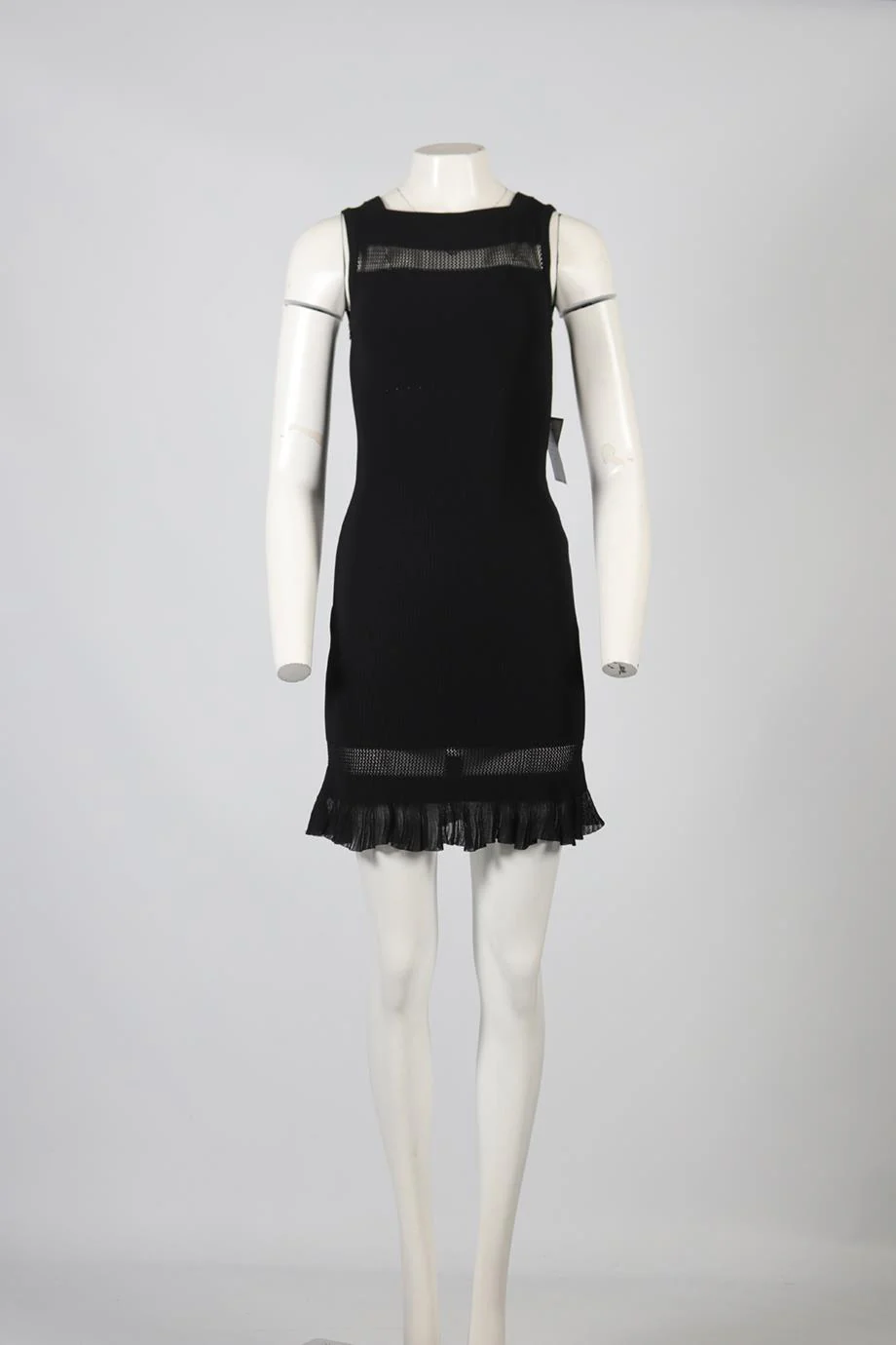 AZZEDINE ALAÏA SILK BLEND KNIT MIDI DRESS FR 38 UK 10 - Image 2