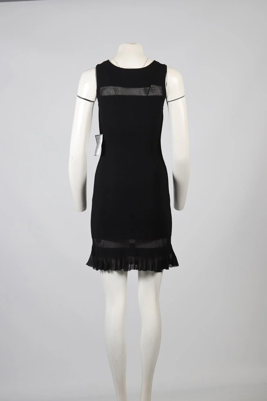 AZZEDINE ALAÏA SILK BLEND KNIT MIDI DRESS FR 38 UK 10 - Image 4