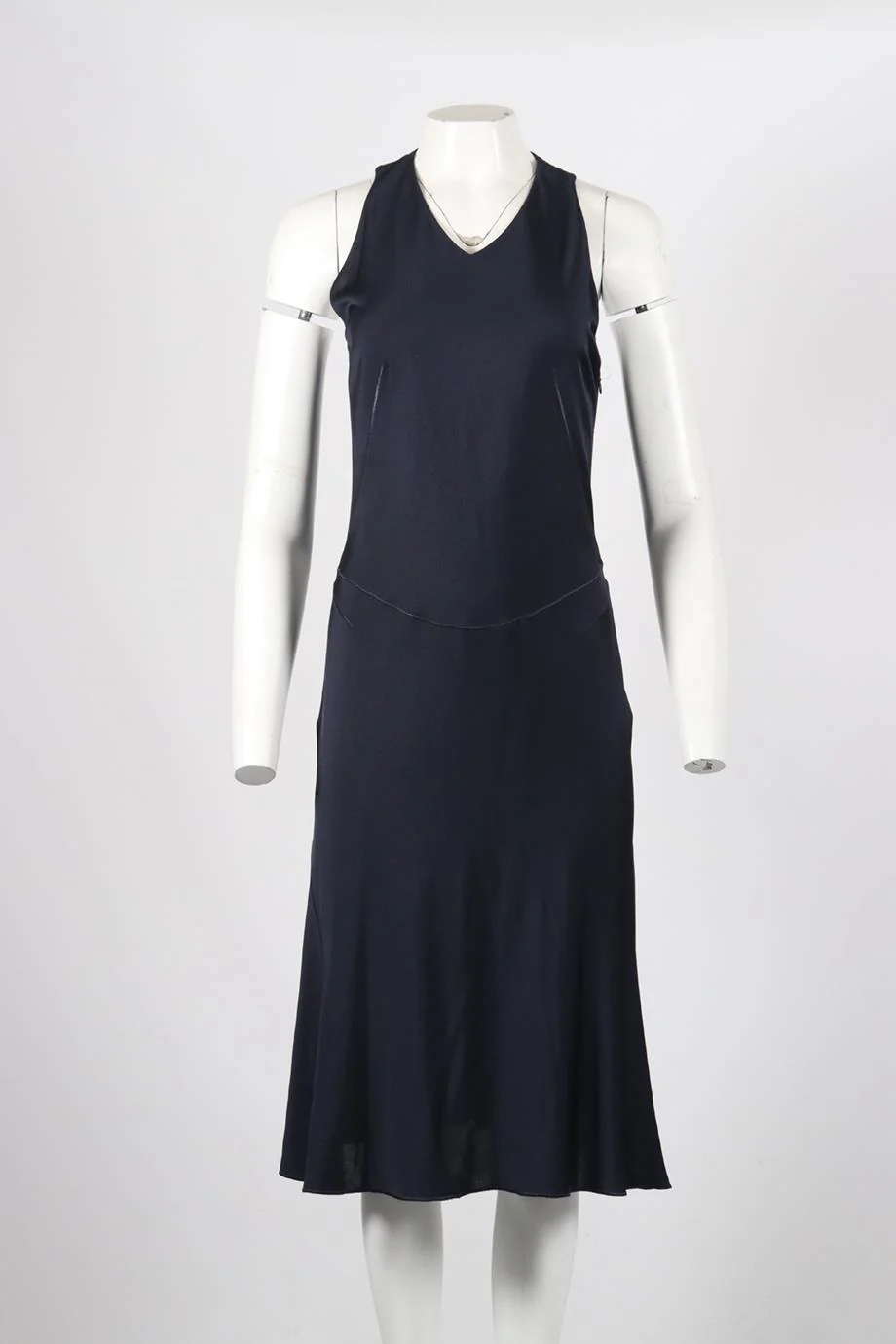 AZZEDINE ALAÏA STRETCH JERSEY MIDI DRESS FR 40 UK 12 - Image 2