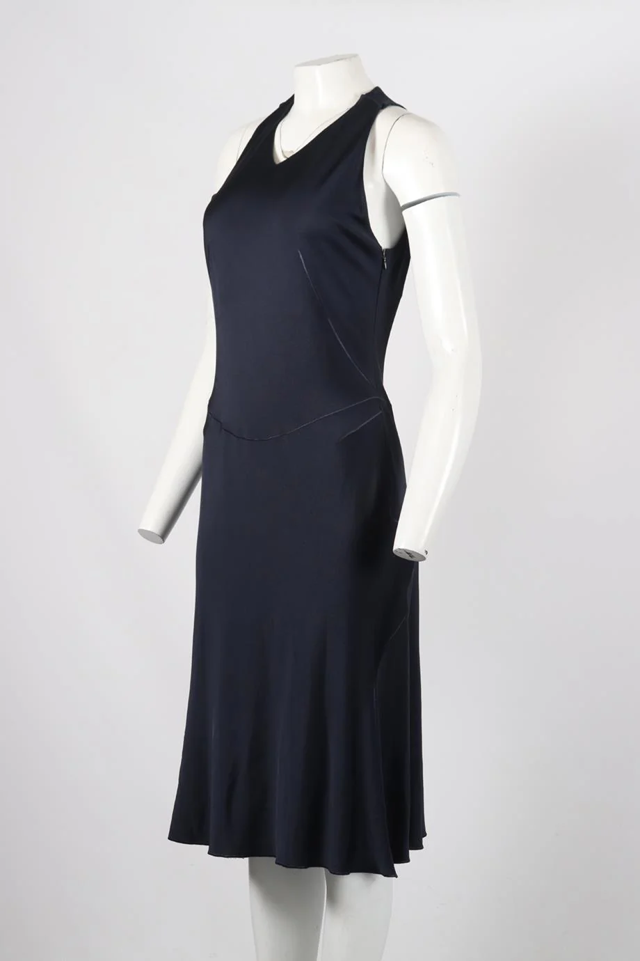 AZZEDINE ALAÏA STRETCH JERSEY MIDI DRESS FR 40 UK 12 - Image 3