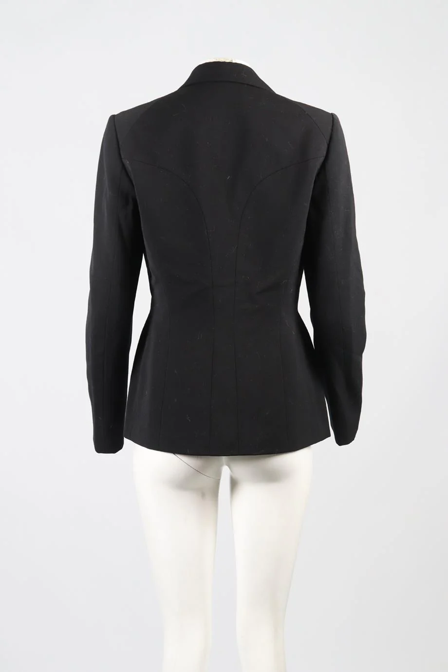 AZZEDINE ALAÏA WOOL BLEND BLAZER FR 40 UK 12 - Image 4