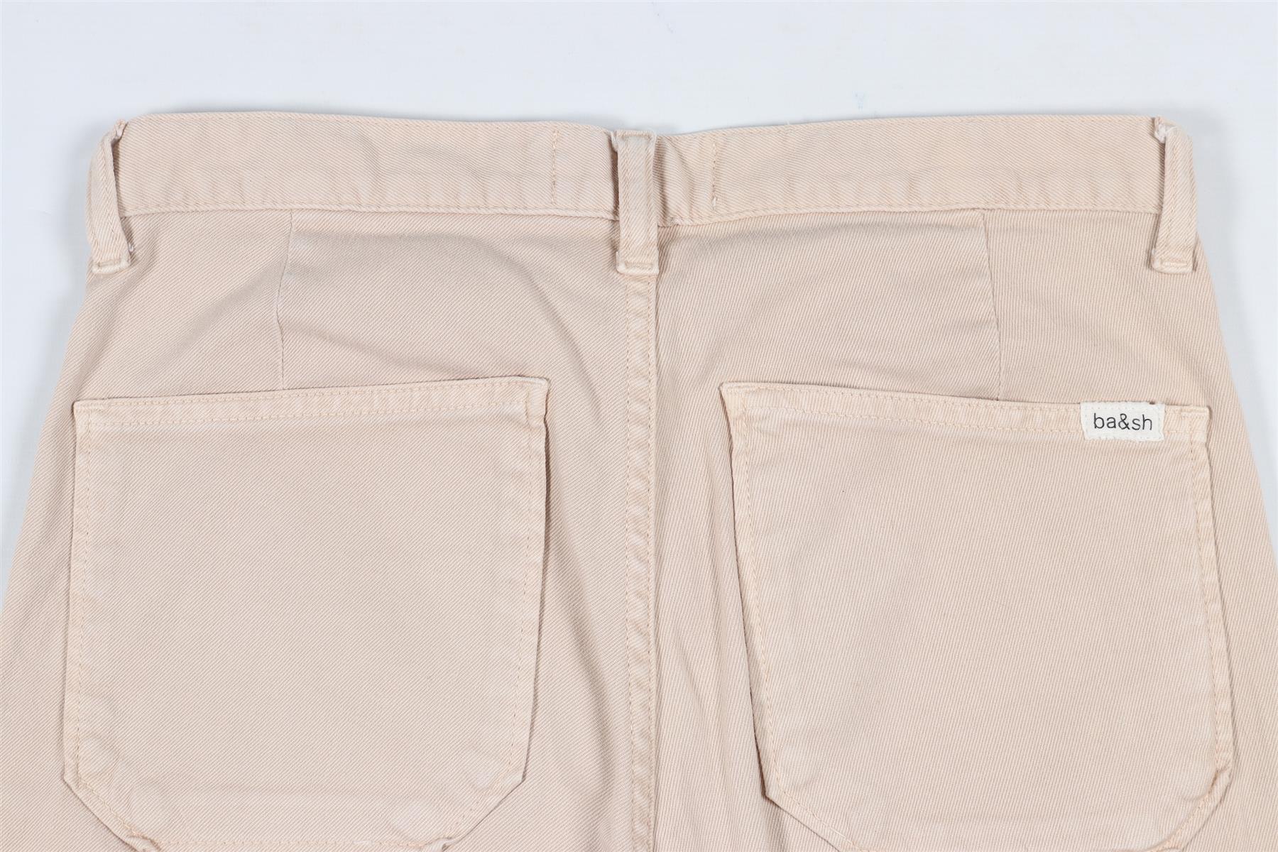 BA&SH BEIGE HIGH RISE SKINNY JEANS W25 UK 6-8 - Image 5