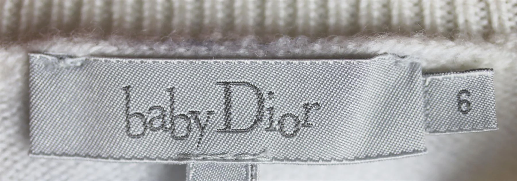 BABY DIOR BABY UNISEX TIE DYED WOOL CARDIGAN 6 MONTHS - Image 4
