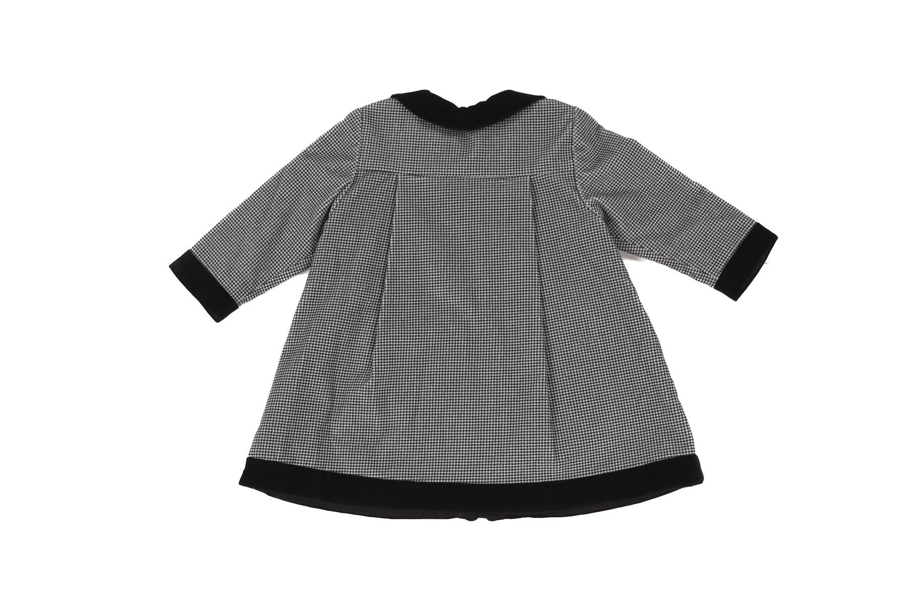 BABY DIOR BLACK BABY GIRLS COAT 18 MONTHS - Image 4