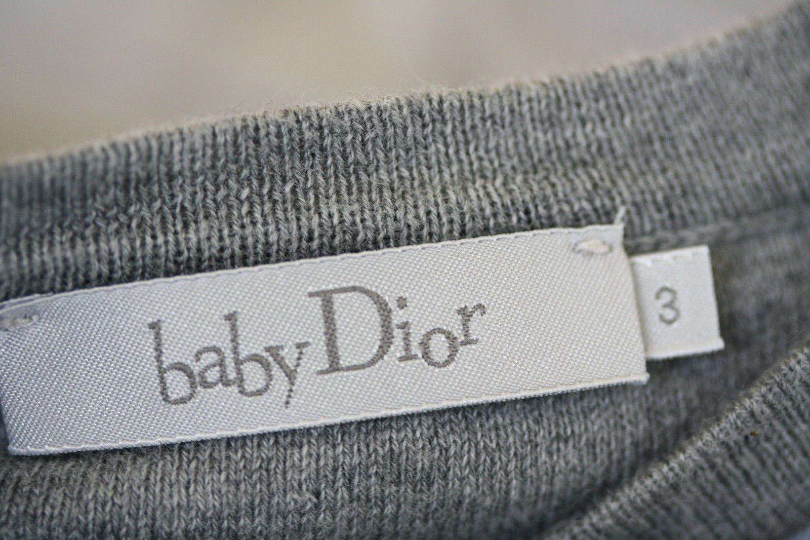 BABY DIOR BLUE CASHMERE BLEND CARDIGAN AND TROUSERS OUTFIT 3 MONTHS - Image 4