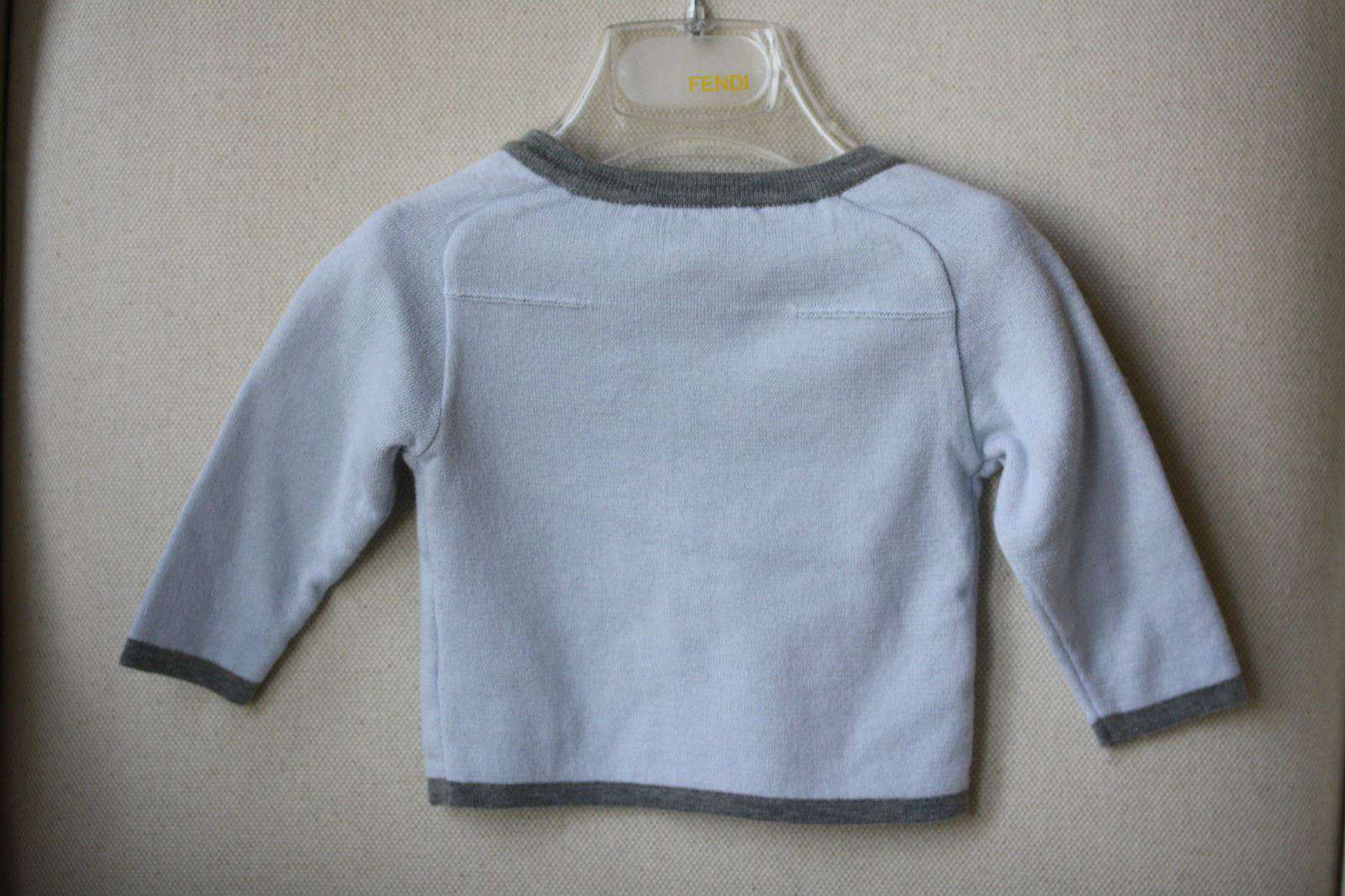 BABY DIOR BLUE CASHMERE BLEND CARDIGAN AND TROUSERS OUTFIT 3 MONTHS - Image 6