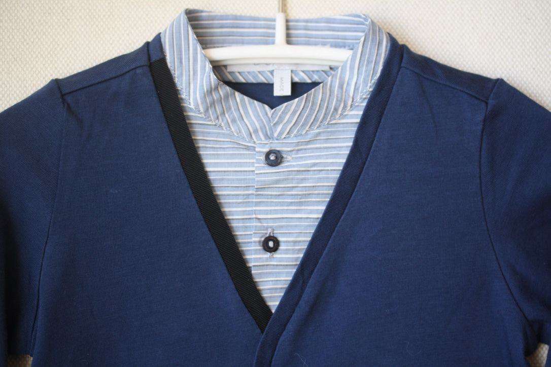 BABY DIOR BLUE SHIRT TOP TEE 9 MONTHS - Image 2