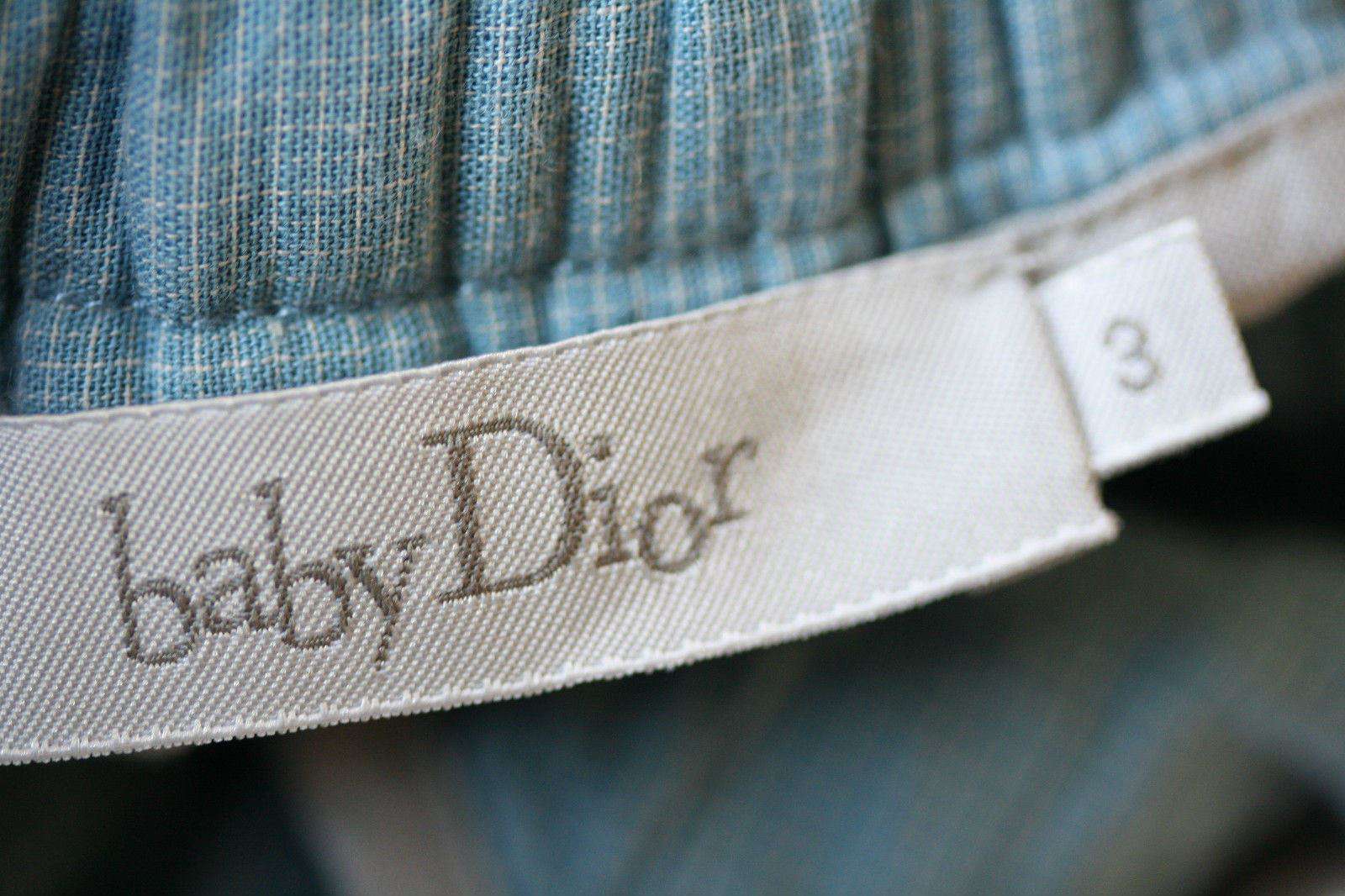 BABY DIOR BLUE SHORTS 3 MONTHS - Image 4