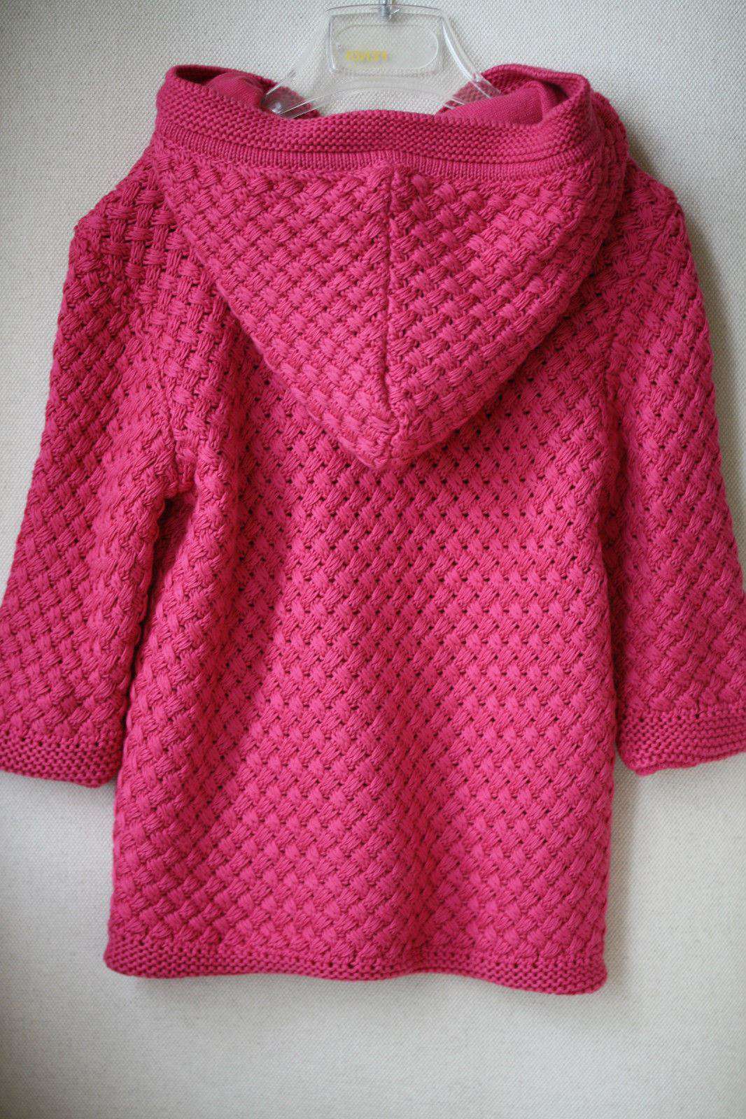 BABY DIOR CASHMERE BLEND FUCHSIA JACKET 24 MONTHS - Image 3