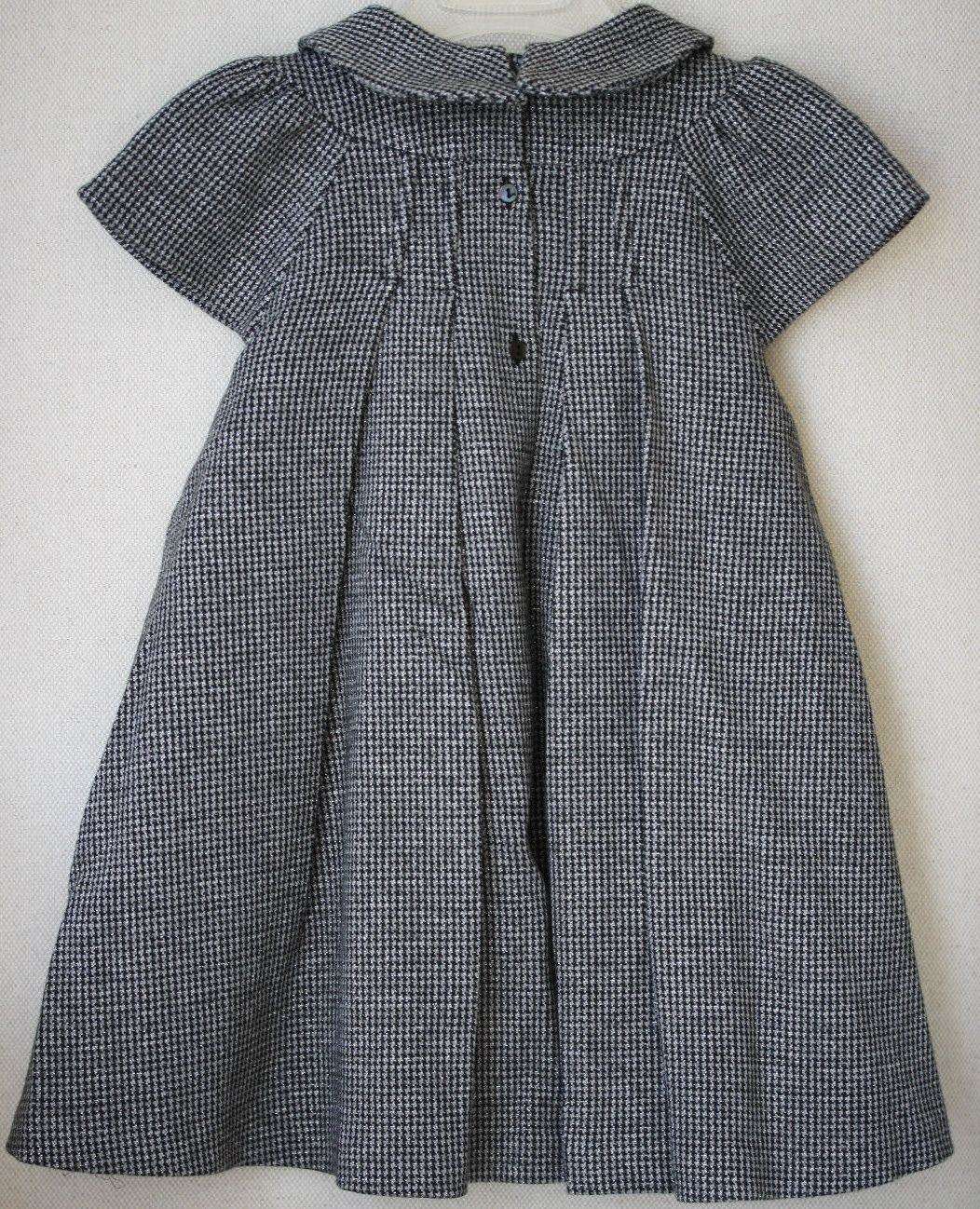 BABY DIOR GREY HOUNDSTOOTH DRESS 24 MONTHS - Image 2