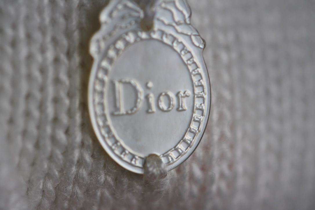 BABY DIOR IVORY WHITE KNIT CARDIGAN 3 MONTHS - Image 5