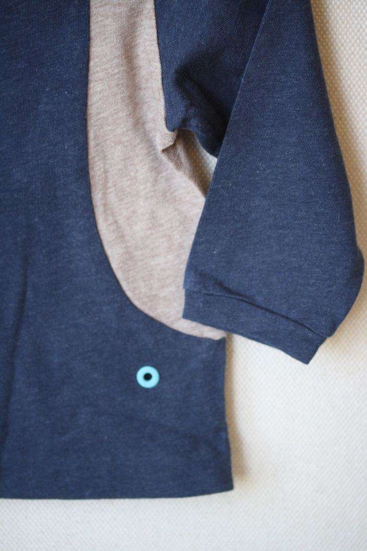 BABY DIOR NAVY TOP TEE 12 MONTHS - Image 2