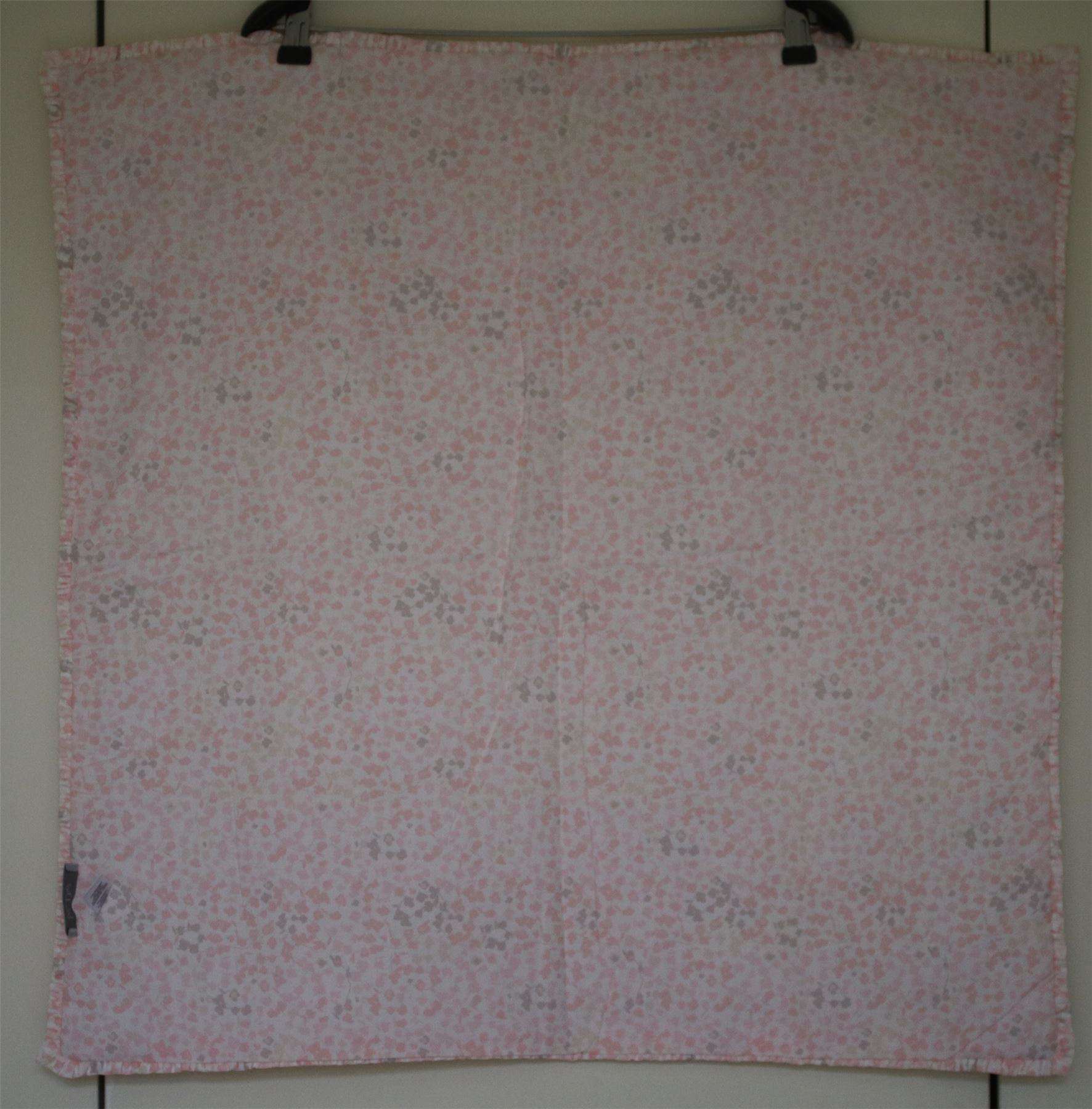 BABY DIOR PINK FLORAL BABY BLANKET 70CM - Image 2