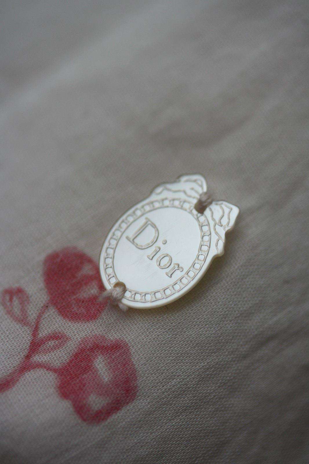 BABY DIOR PINK FLOWER WHITE COTTON DRESS 6 MONTHS - Image 7