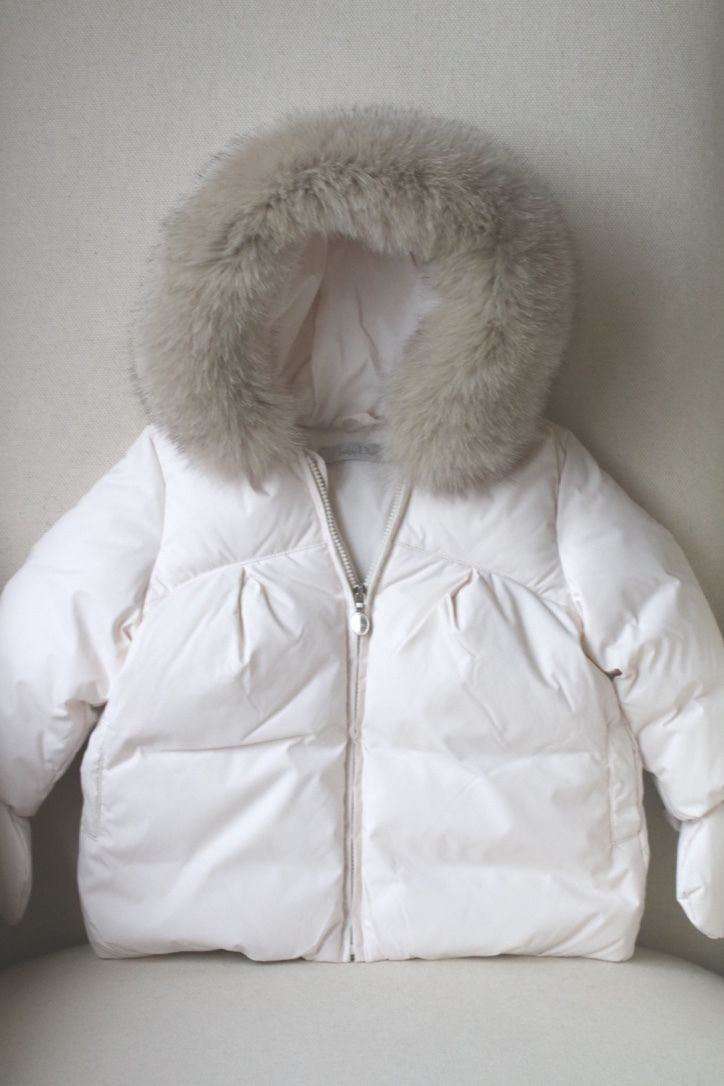 BABY DIOR SHELL PADDED JACKET WITH FUR TRIM HOOD 9 MONTHS - Image 4