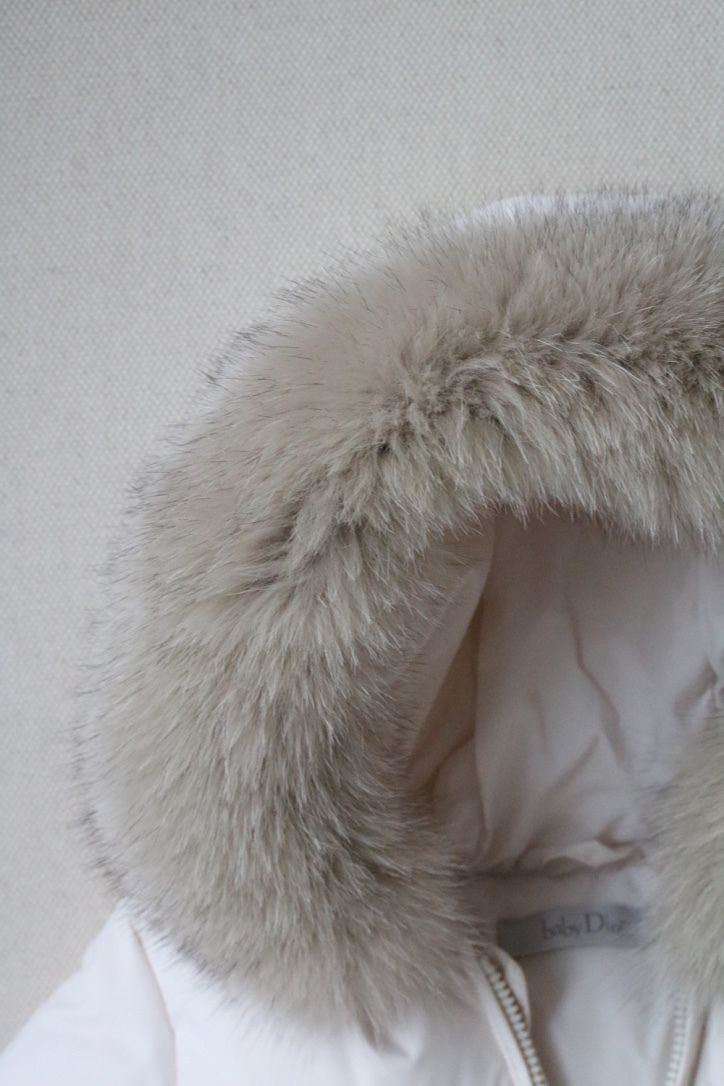 BABY DIOR SHELL PADDED JACKET WITH FUR TRIM HOOD 9 MONTHS - Image 6