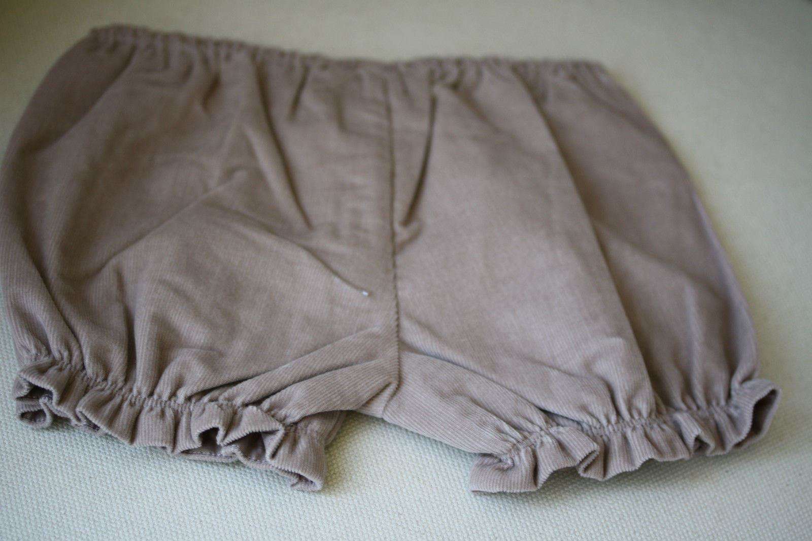 BABY DIOR TAUPE CORDUROY DRESS WITH BLOOMERS 24 MONTHS - Image 4