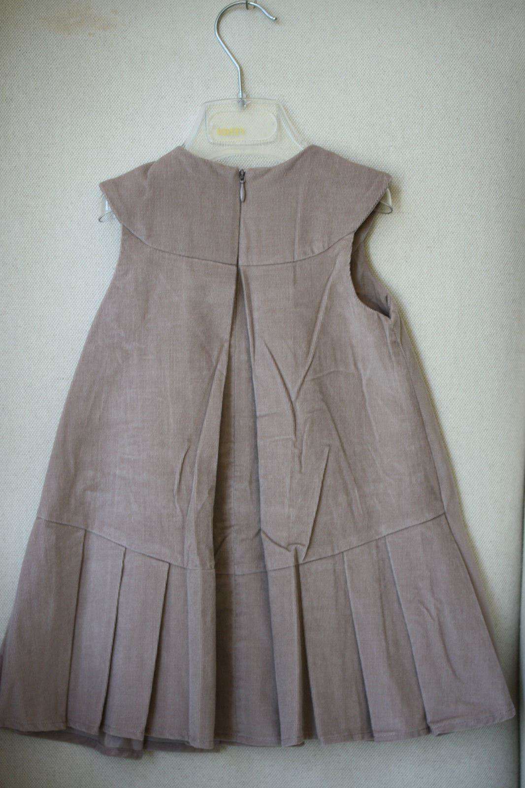 BABY DIOR TAUPE CORDUROY DRESS WITH BLOOMERS 24 MONTHS - Image 5