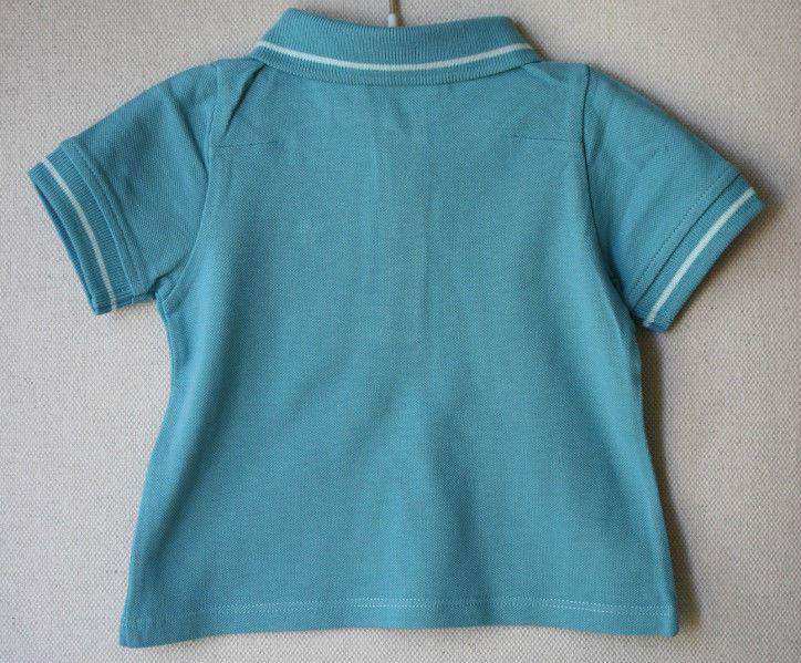 BABY DIOR TURQUOISE POLO SHIRT 6 MONTHS - Image 4