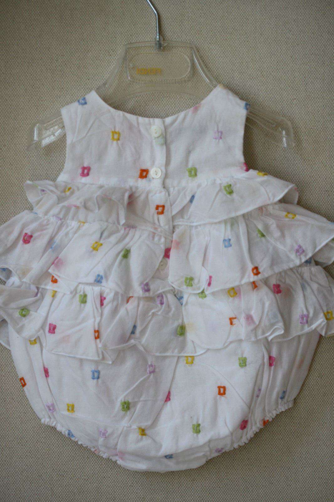 BABY GRAZIELLA WHITE ROMPER 3 MONTHS - Image 3