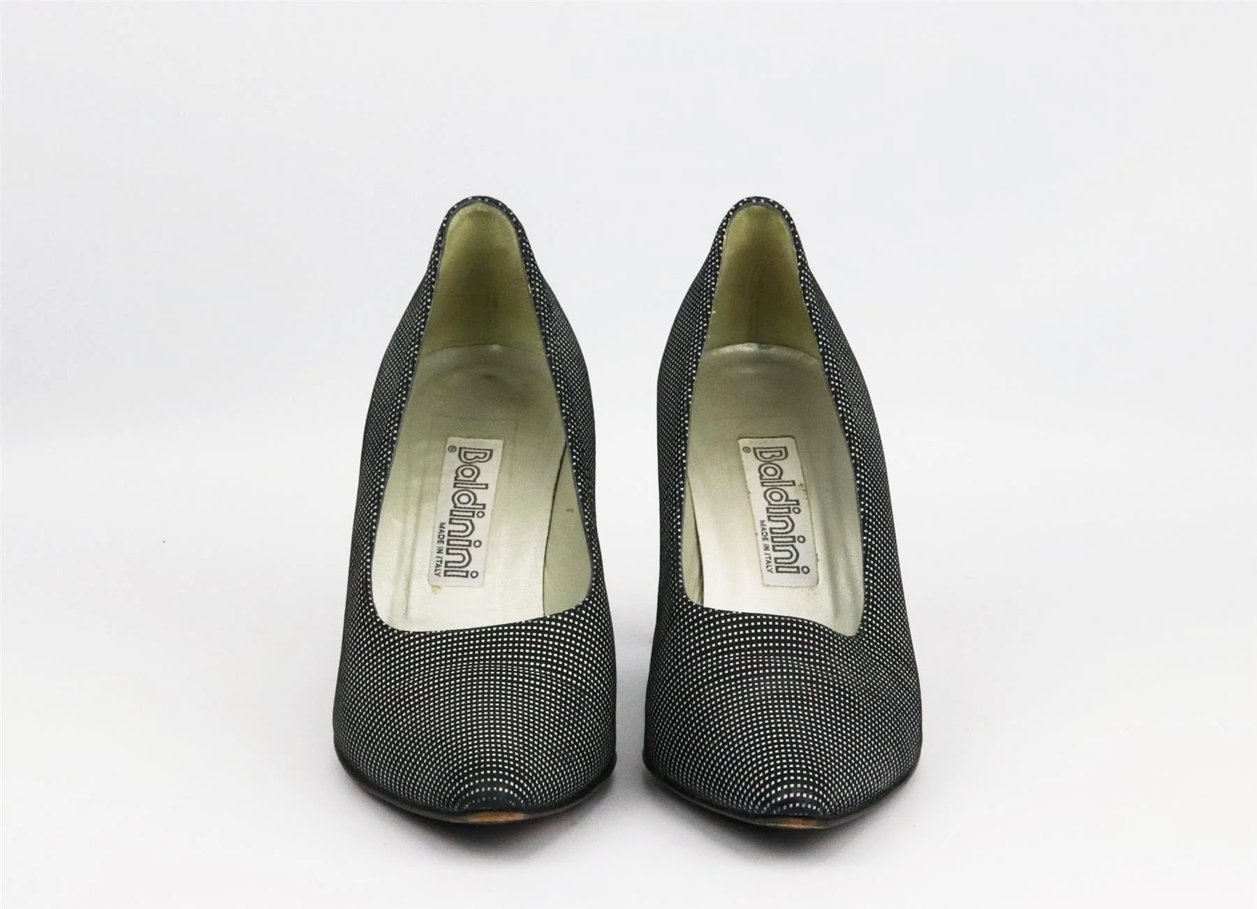 BALDININI VINTAGE PRINTED LEATHER PUMPS EU 38 UK 5 US 8 - Image 3