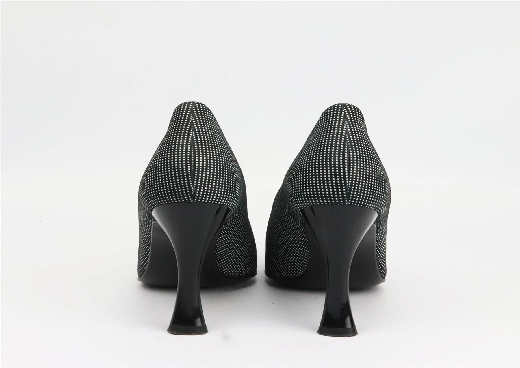 BALDININI VINTAGE PRINTED LEATHER PUMPS EU 38 UK 5 US 8 - Image 4