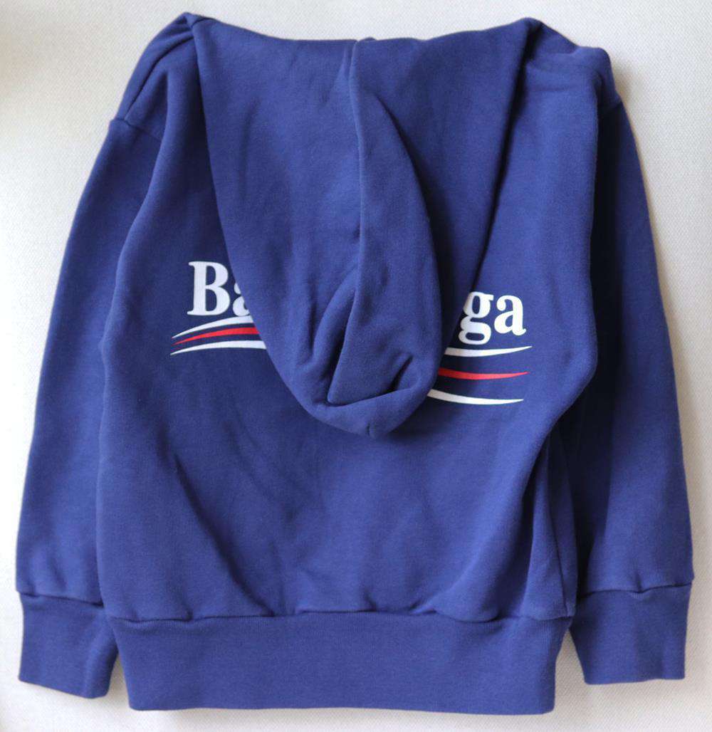 BALENCIAGA BABY UNISEX LOGO COTTON HOODIE 2 YEARS - Image 3