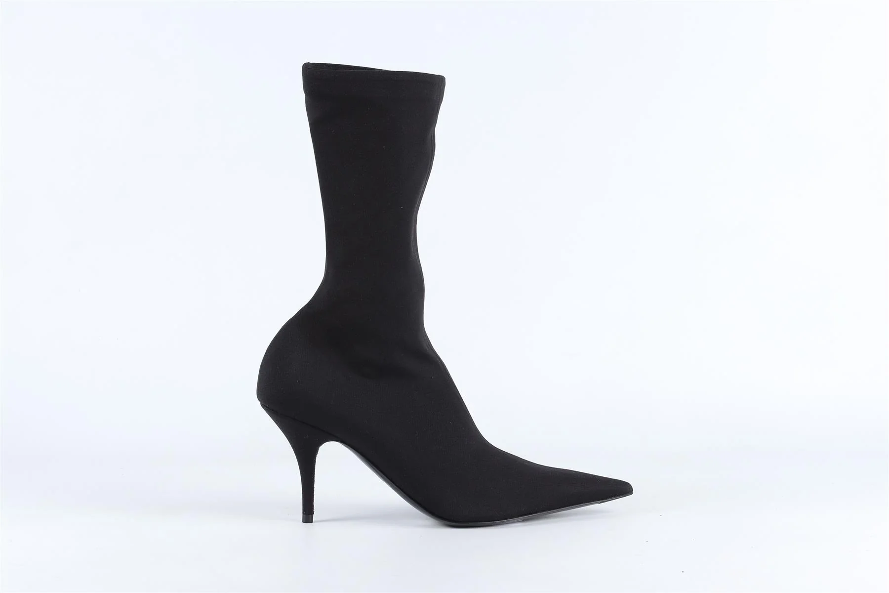BALENCIAGA BLACK KNIFE ANKLE BOOTS EU 37.5 UK 4.5 US 7.5 - Image 2