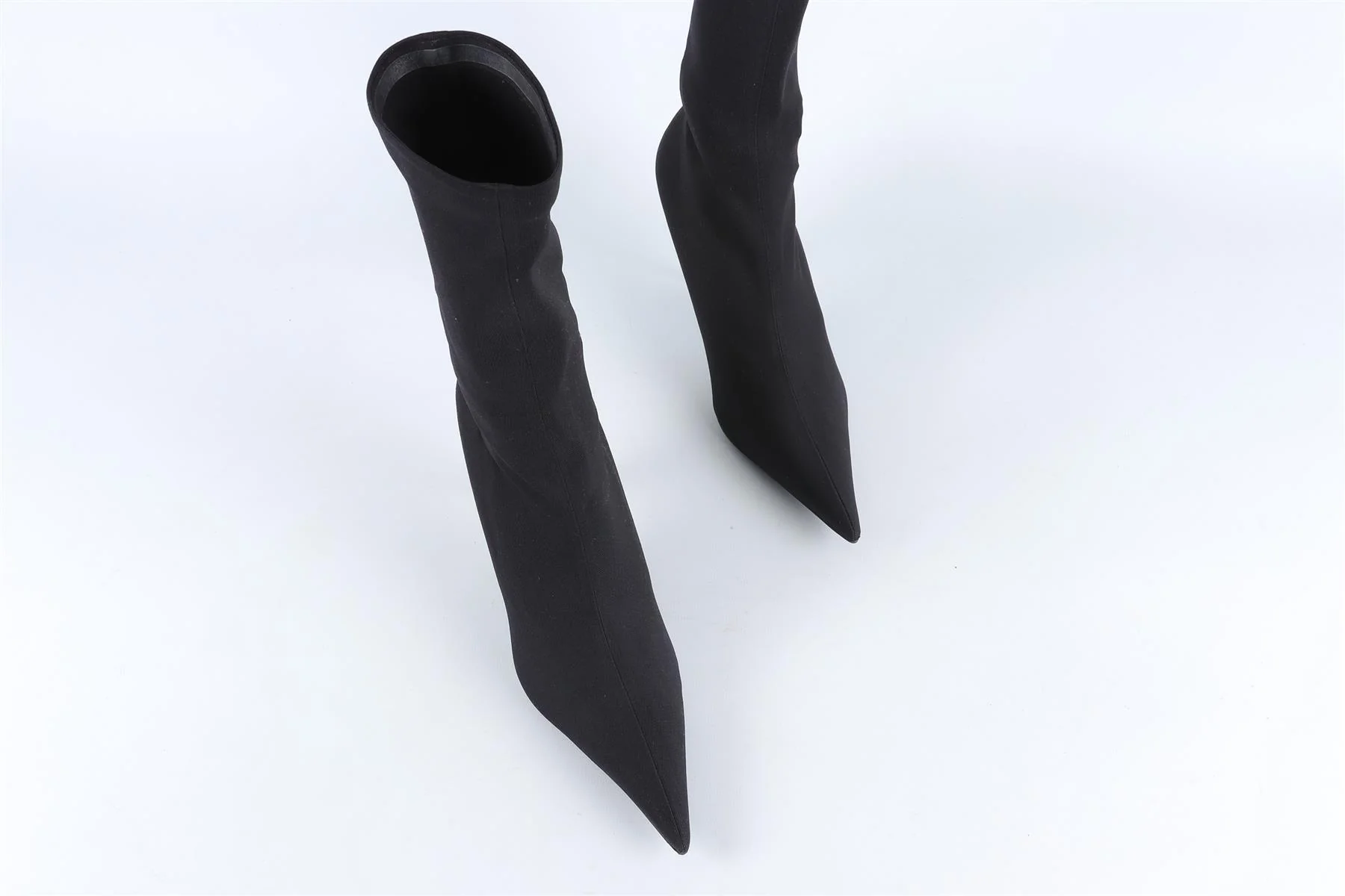 BALENCIAGA BLACK KNIFE ANKLE BOOTS EU 37.5 UK 4.5 US 7.5 - Image 4