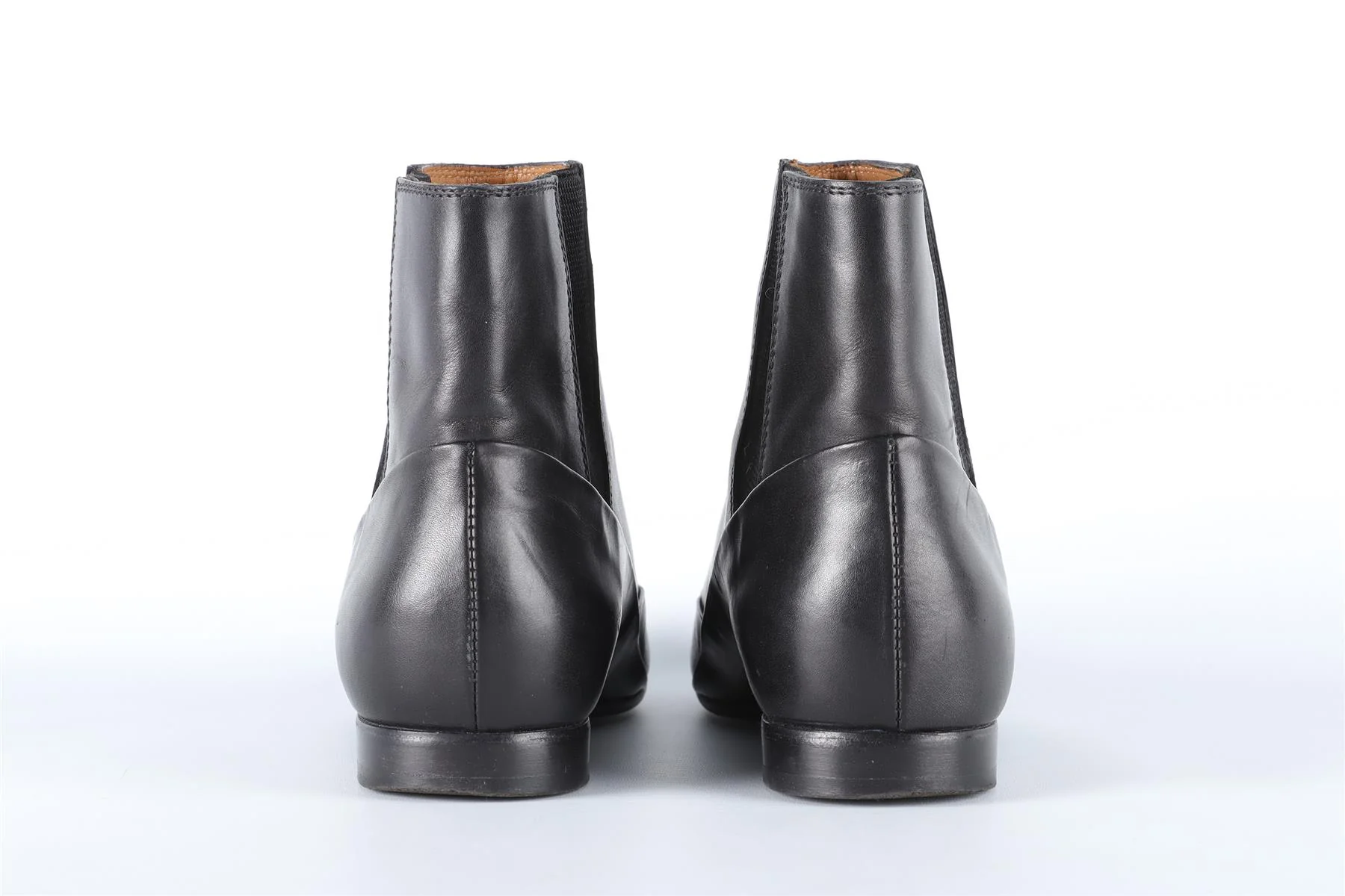 BALENCIAGA BLACK LEATHER ANKLE BOOTS EU 36.5 UK 3.5 US 6.5 - Image 5