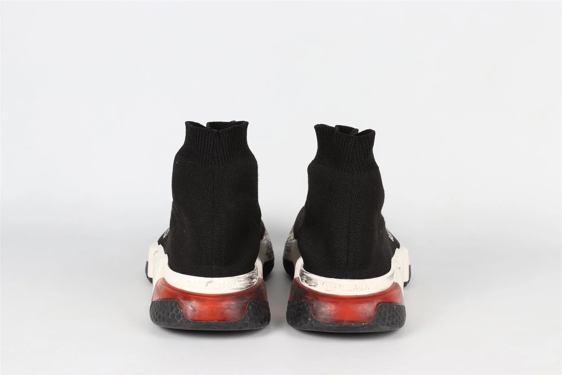 BALENCIAGA BLACK SPEED KNIT SNEAKERS EU 38 UK 5 US 8 - Image 5