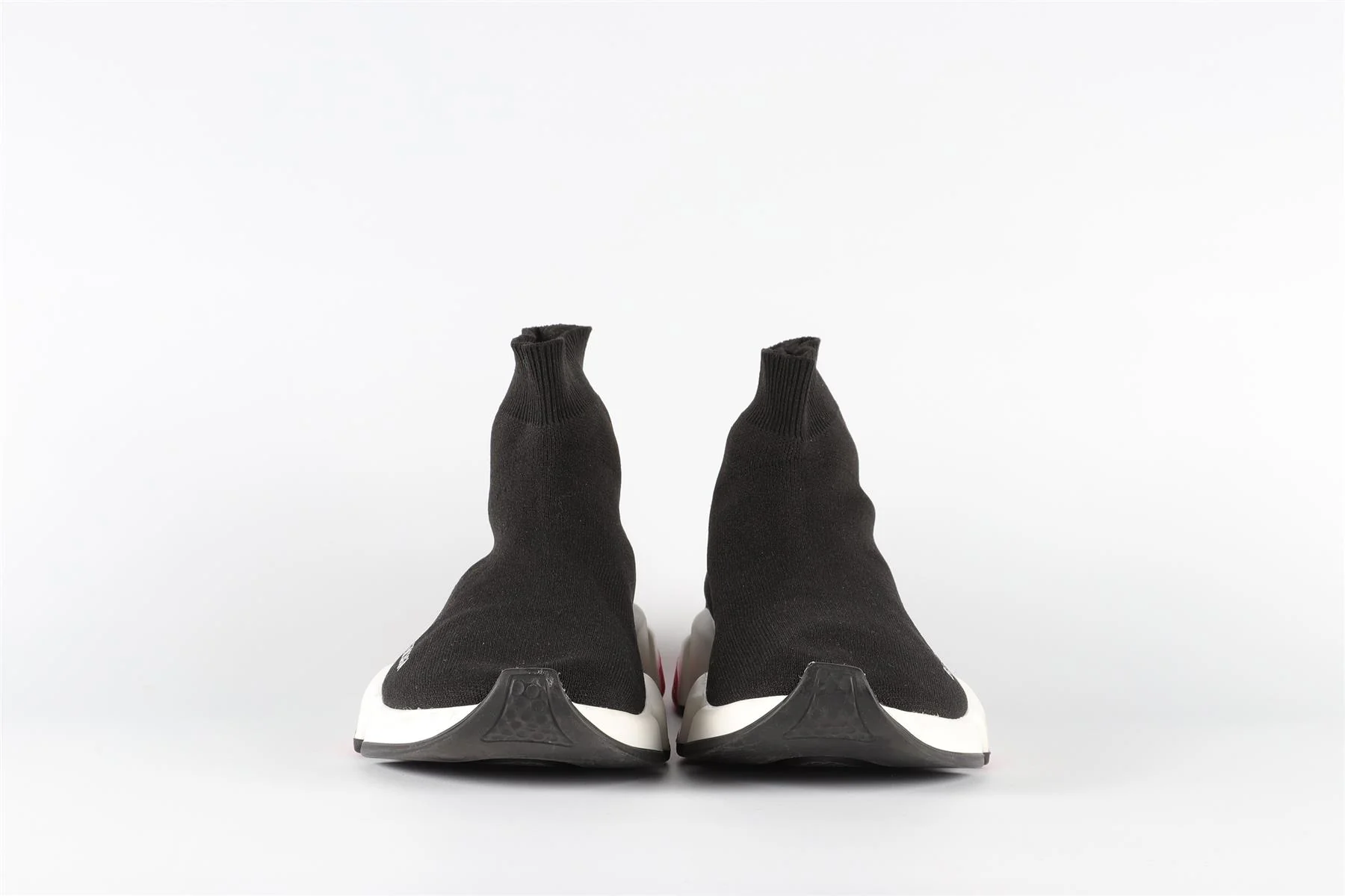 BALENCIAGA BLACK SPEED KNIT SNEAKERS EU 39 UK 6 US 9 - Image 3