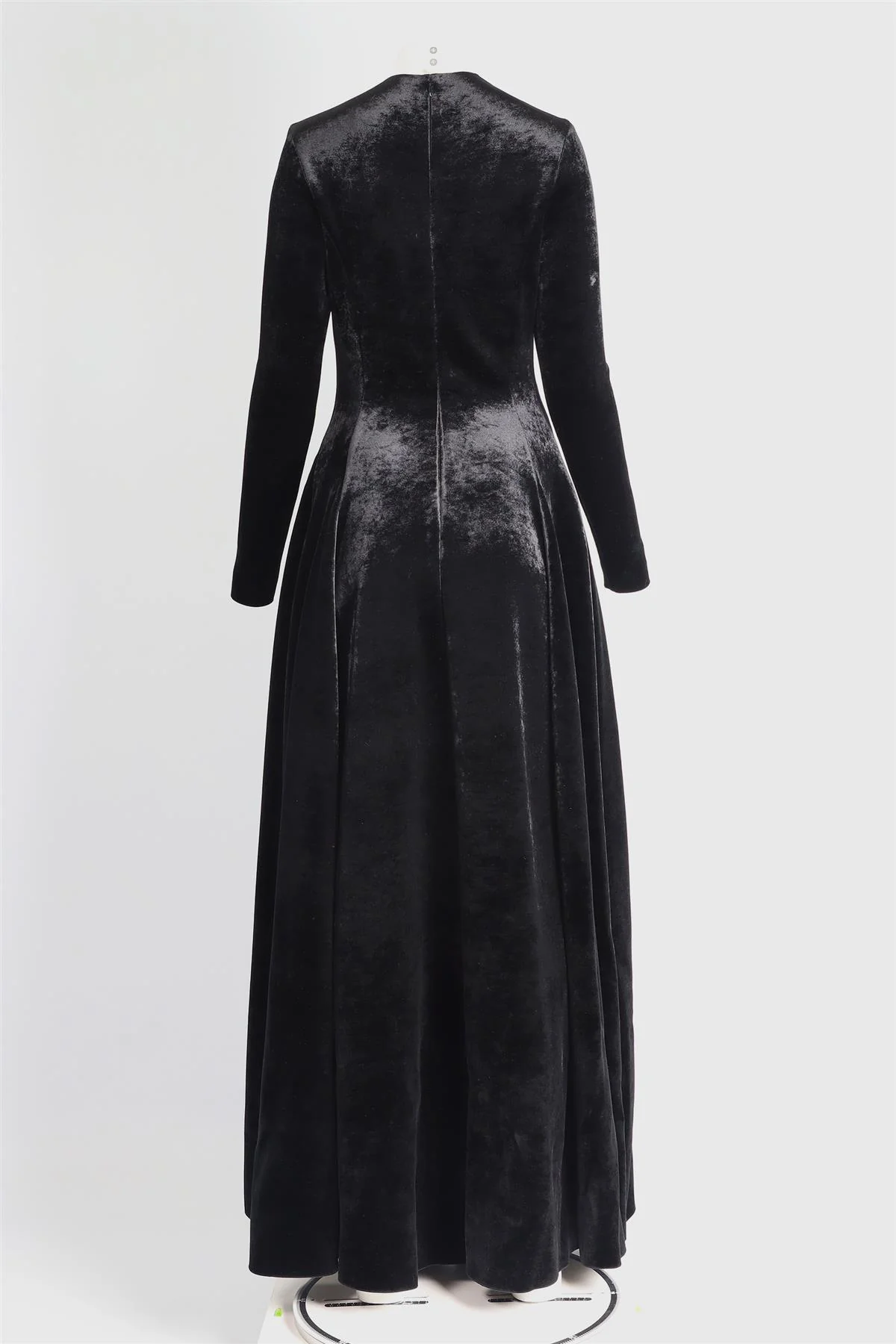 BALENCIAGA BLACK 2024 VELVET GOWN FR 42 UK 14 - Image 5