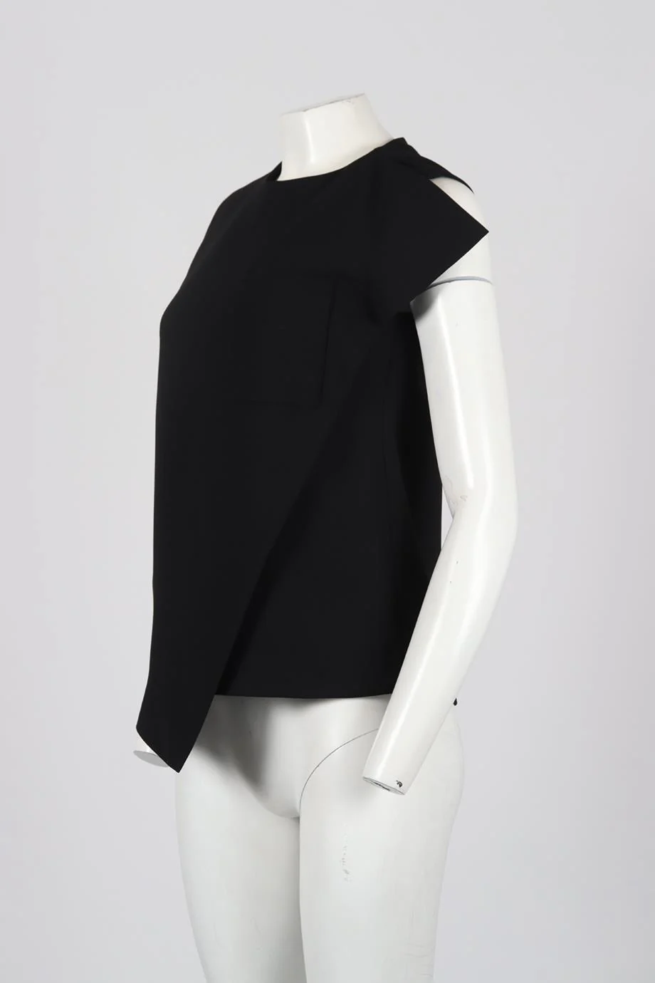 BALENCIAGA CREPE TOP FR 38 UK 10 - Image 3