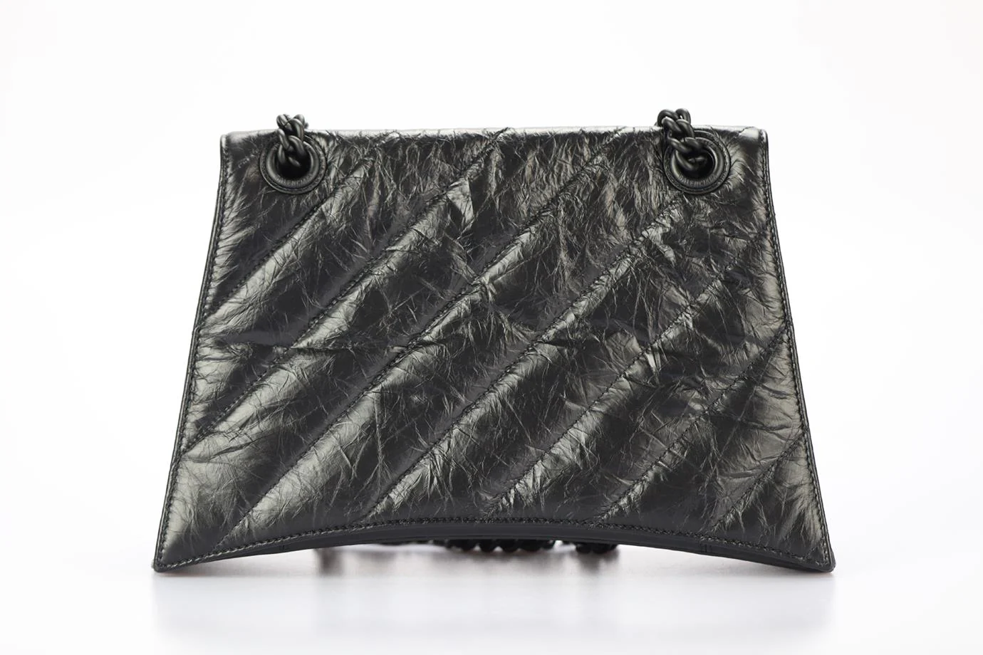 BALENCIAGA CRUSH MEDIUM QUILTED LEATHER SHOULDER BAG - Image 4