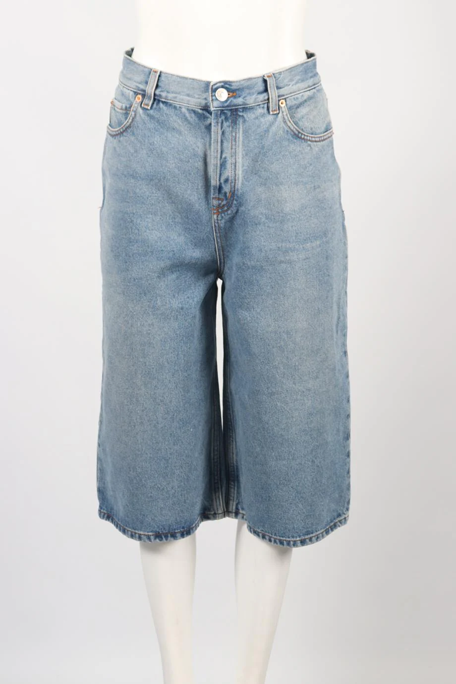 BALENCIAGA DENIM CULOTTES W26 UK 8 - Image 2