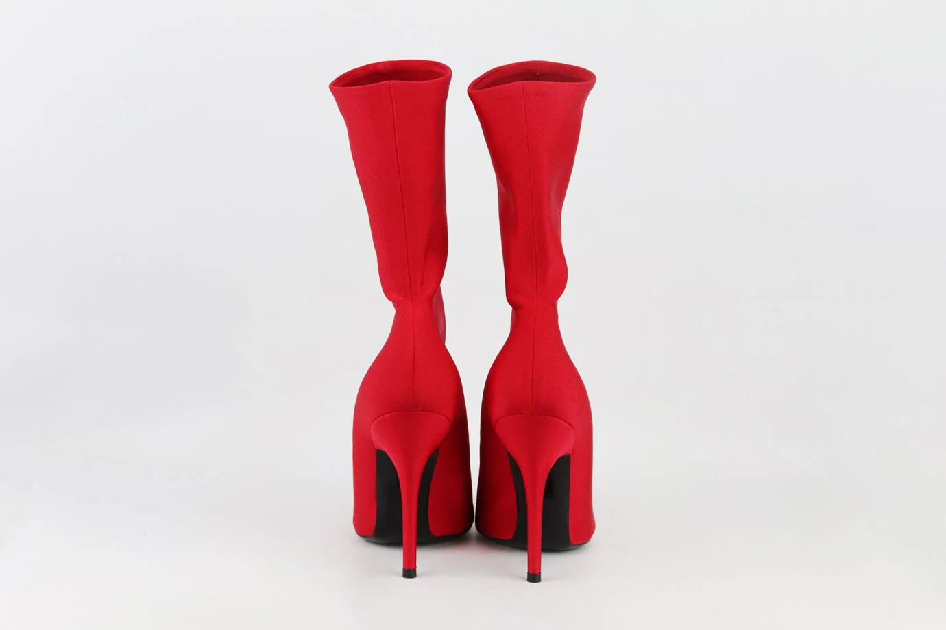 BALENCIAGA KNIFE STRETCH JERSEY ANKLE BOOTS EU 38 UK 5 US 8 - Image 4