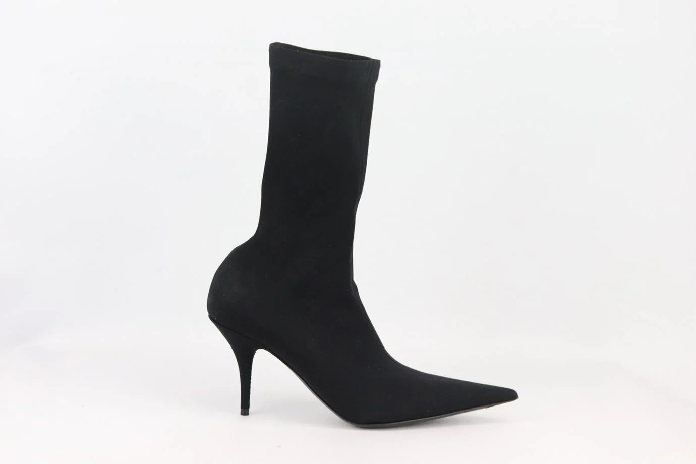 BALENCIAGA KNIFE STRETCH JERSEY ANKLE BOOTS EU 38 UK 5 US 8 - Image 2