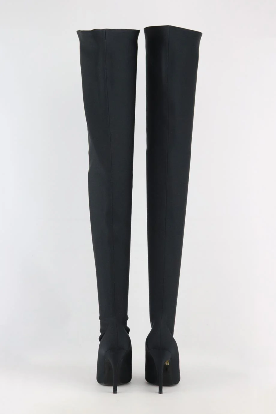 BALENCIAGA KNIFE STRETCH JERSEY OVER THE KNEE BOOTS EU 37.5 UK 4.5 US 7.5 - Image 4