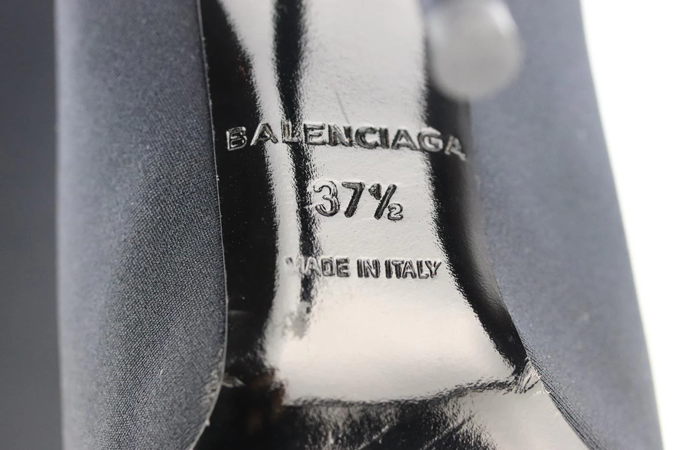 BALENCIAGA KNIFE STRETCH JERSEY OVER THE KNEE BOOTS EU 37.5 UK 4.5 US 7.5 - Image 6