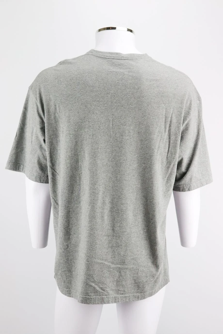 BALENCIAGA MEN'S PRINTED COTTON JERSEY T-SHIRT LARGE - Image 3