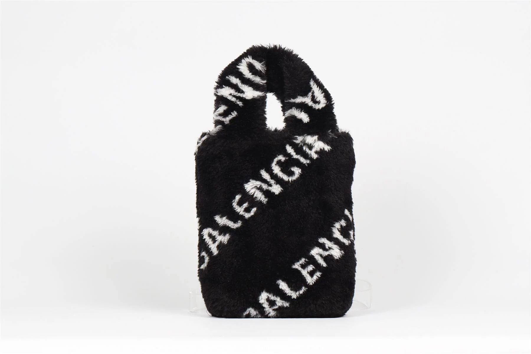 BALENCIAGA MINI FAUX FUR SHOULDER BAG - Image 2