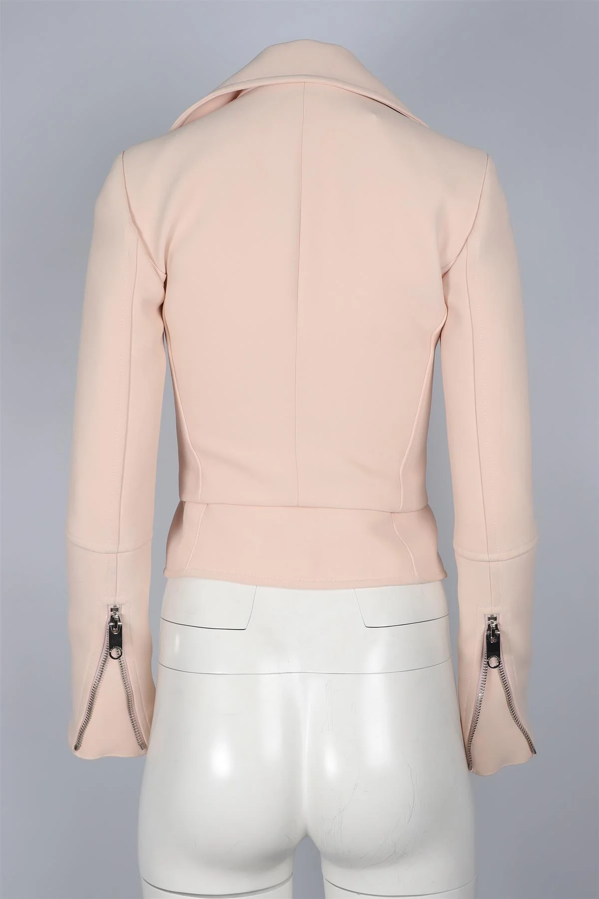 BALENCIAGA PINK CREPE JACKET FR 34 UK 6 - Image 4