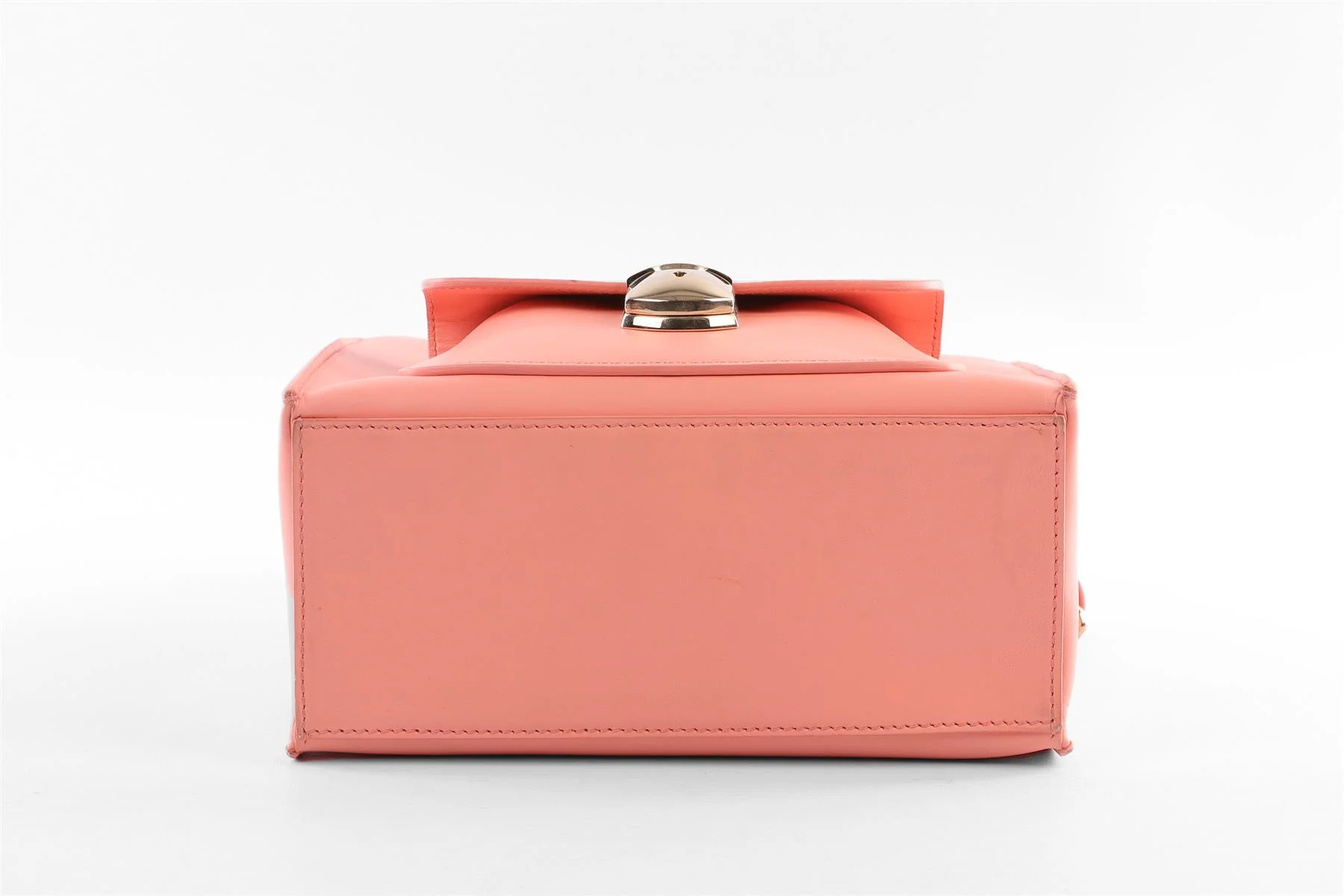 BALENCIAGA PINK PADLOCK ALL AFTERNOON MINI LEATHER TOTE BAG - Image 8