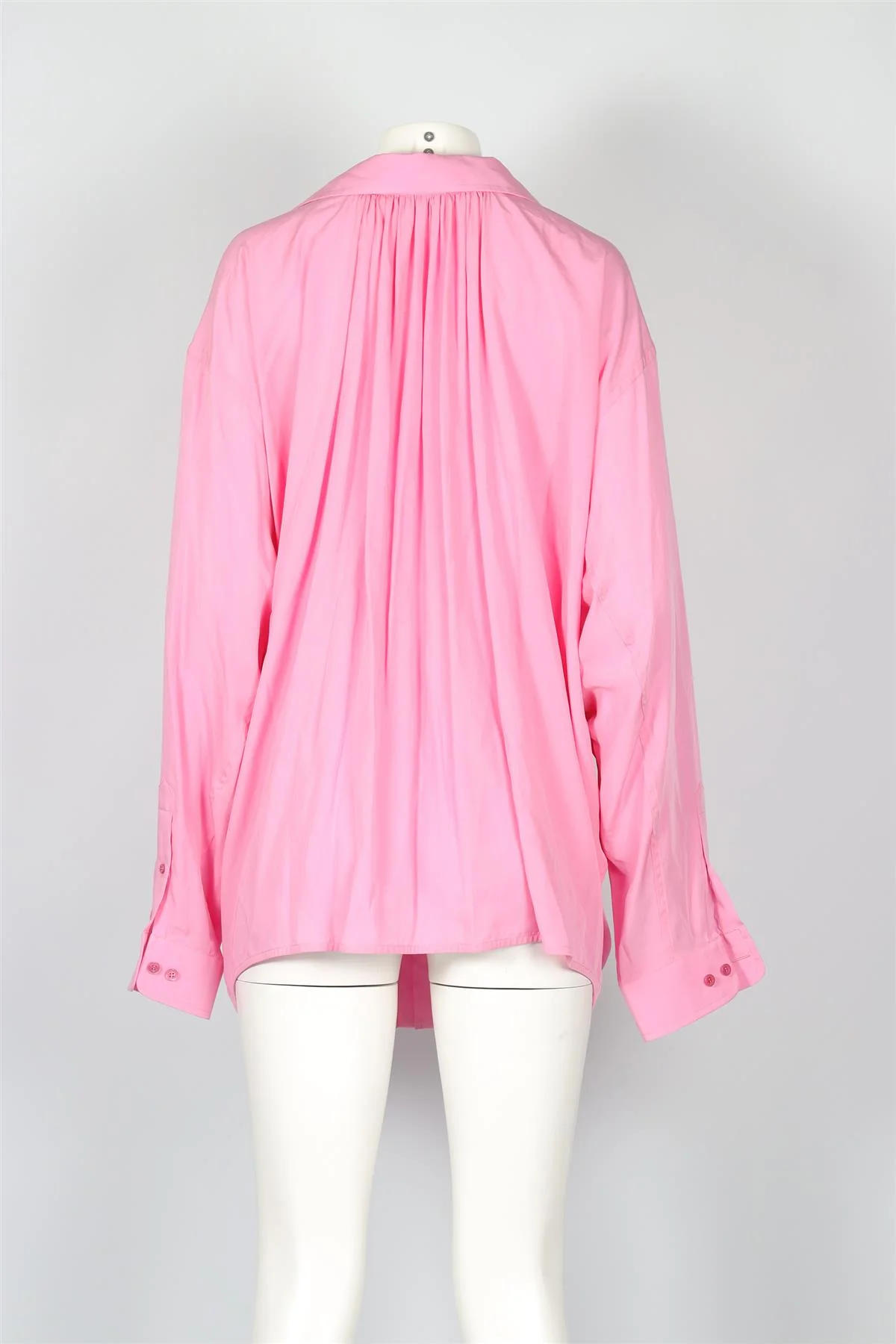 BALENCIAGA PINK WOVEN SHIRT FR 36 UK 8 - Image 4